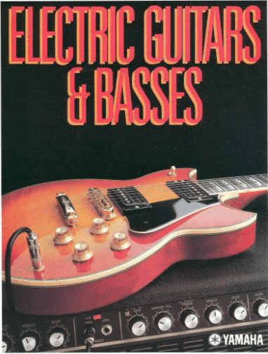 Yamaha Catálogo 1983 Guitars and Basses Catalog