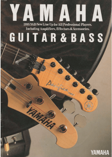 Yamaha Catálogo 1995 Guitars and Basses Line Up '95 Catalog