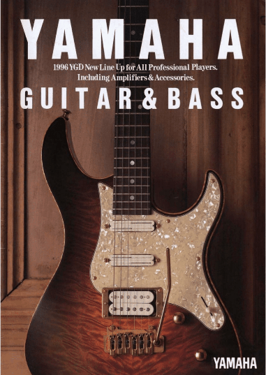 Yamaha Catálogo 1996 Guitars and Basses New Line Up '96 Catalog
