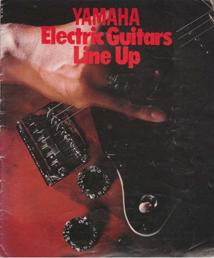 Yamaha Catálogo 1979 Electric Guitars Catalog