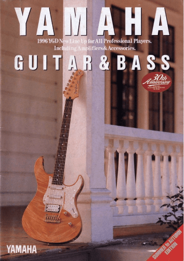 Yamaha Catálogo 1996 Guitars and Basses New Line Up '96 Catalog 03