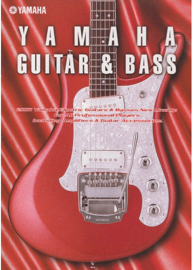 Yamaha Catálogo 2001 Electric Guitars and Basses Catalog