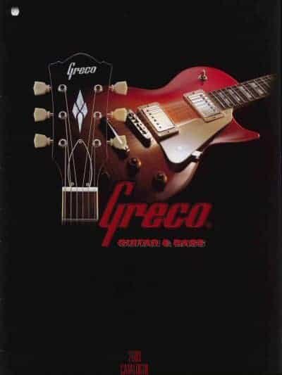 Greco Catálogo de guitarras 2003 - Greco guitar catalog 2003