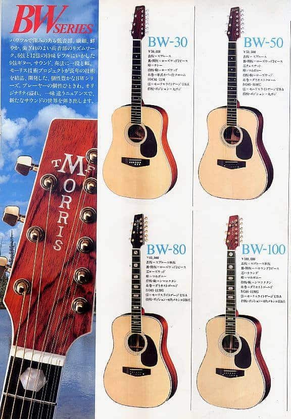 Morris Catálogo 1980 Guitars Catalog (2)