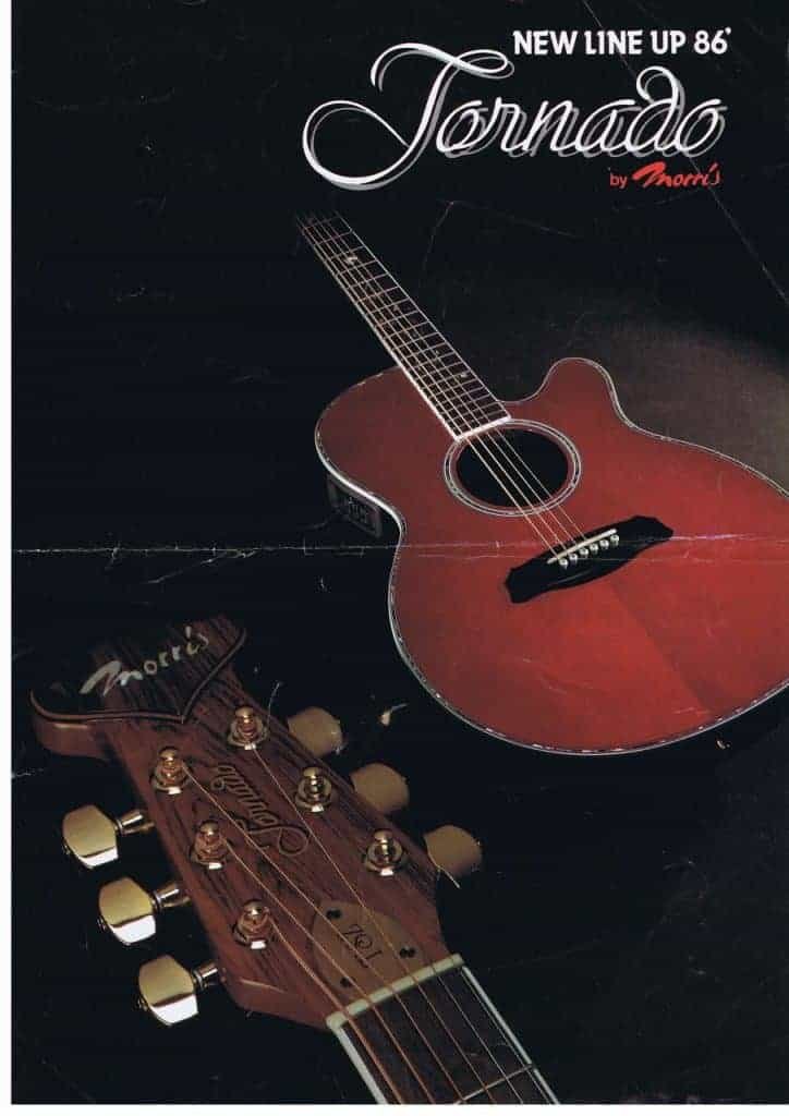 Morris Catálogo 1985 Tornado Guitars Catalog | Vintage Japan Guitar