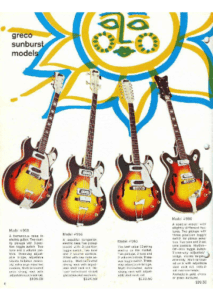 Greco Catalogue 1967 02 | Vintage Japan Guitar