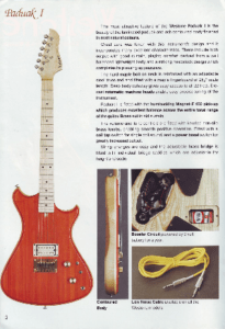 1981 Westone Guitar Catalog | Vintage Japan Guitars