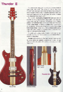1981 Westone Guitar Catalog | Vintage Japan Guitars