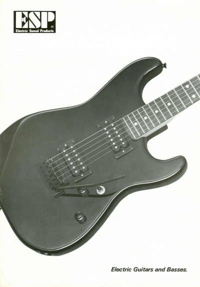 ESP 1984 Guitar Catalogue
