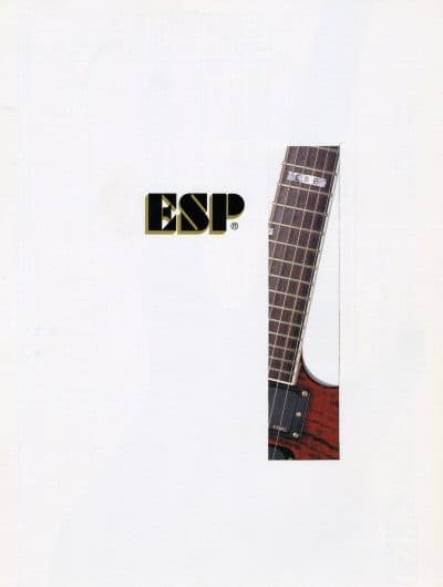 ESP 1992 Guitar Catalogue