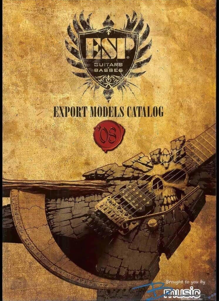 ESP 2008 Export Guitar Catalogue