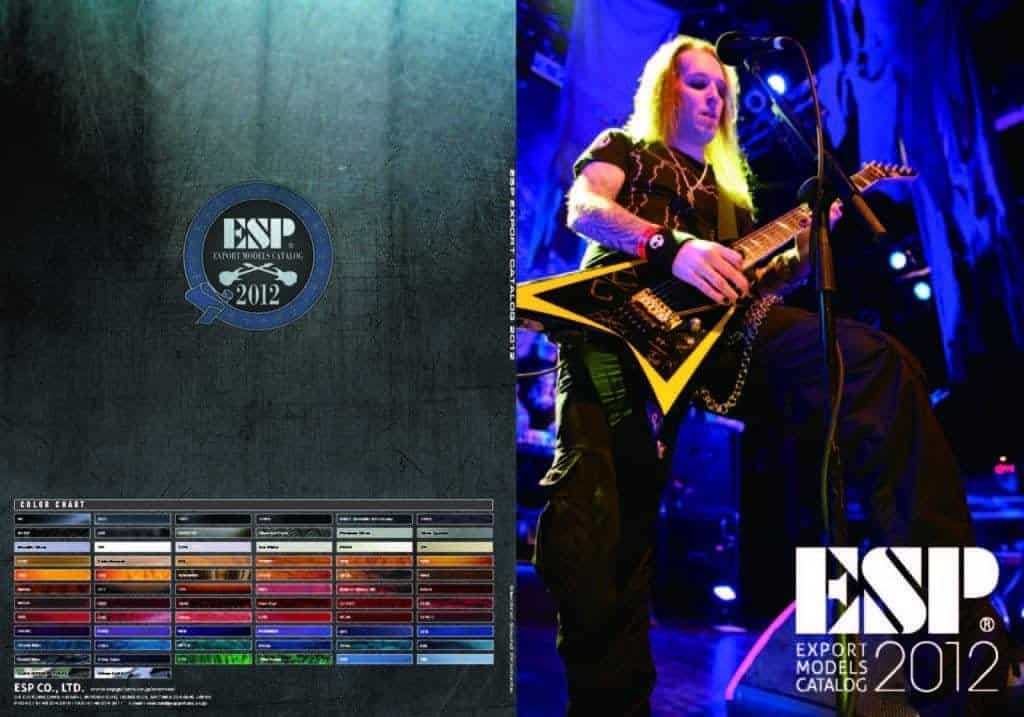 ESP 2012 Export Guitar Catalogue