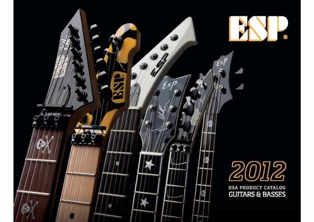 ESP 2012 USA Guitar Catalogue