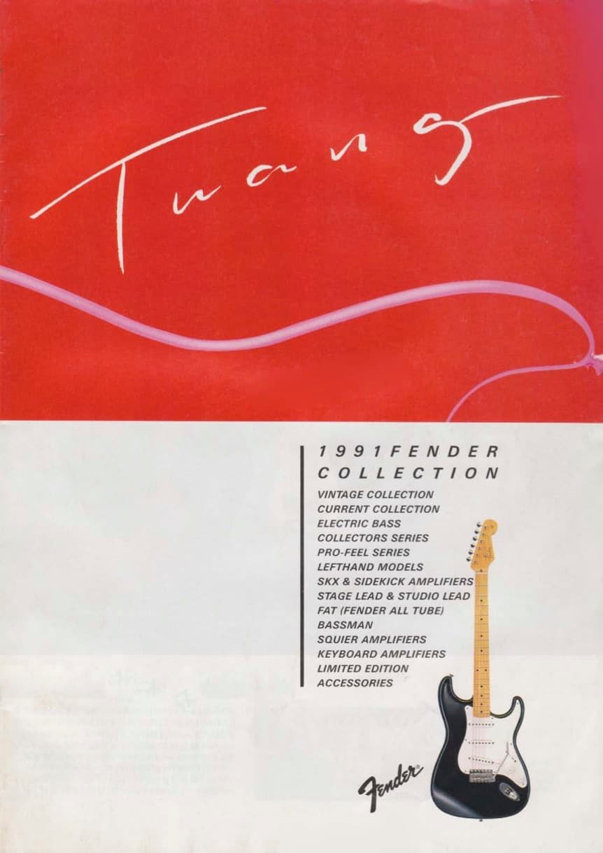 Fender Japan 1991 Catalogue - Vintage Japan Guitars