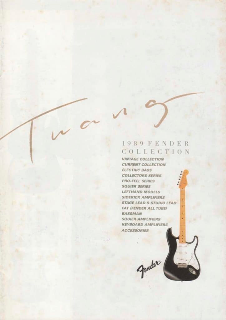 Fender Japan 1989 Catalogue