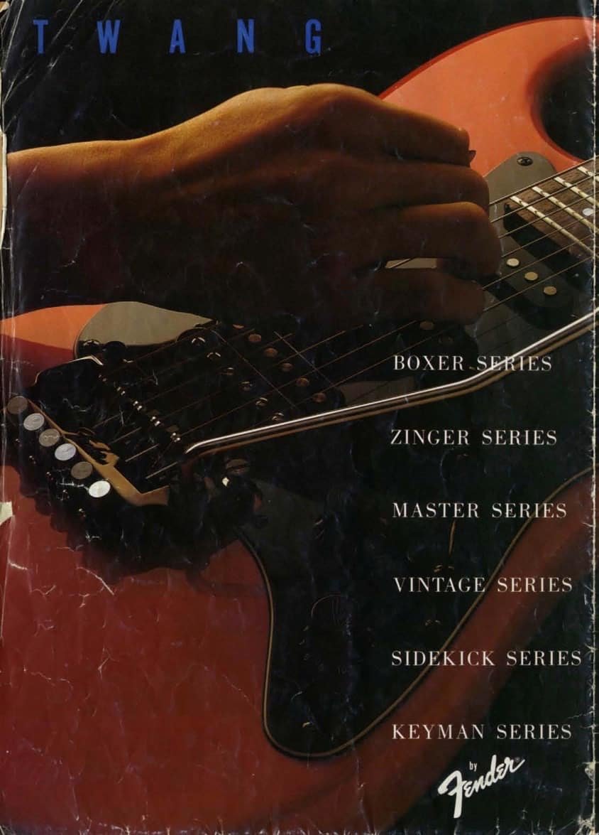 rhythm dignity Fitness Fender Japan 1984 Catalogue - Vintage Japan Guitars