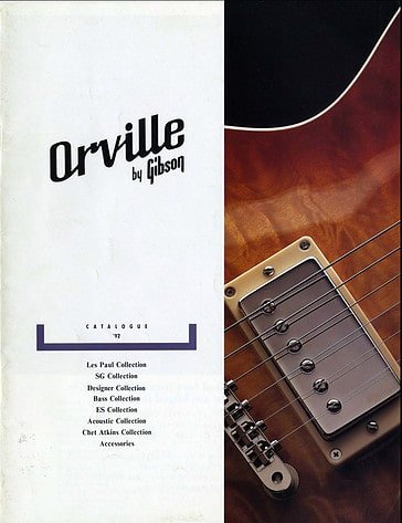 Orville by Gibson 1992 Catalogue