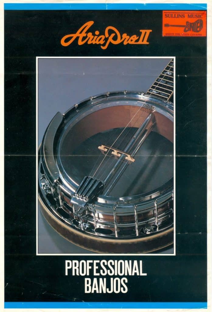Aria Pro II 1977 Professional Banjos Catalogue
