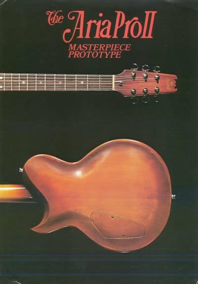 Aria Pro II 1977 Prototype Catalogue