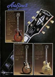 Aria - Aria Pro II Guitar Catalogues - Vintage Japan Guitars