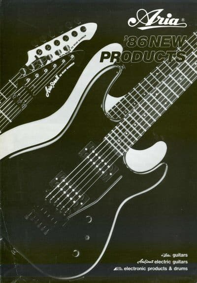 Aria Pro II 1986 New Products Catalogue