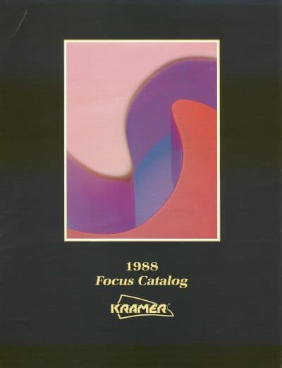 Kramer 1988 Focus Catalogue | Vintage Japan Guitars