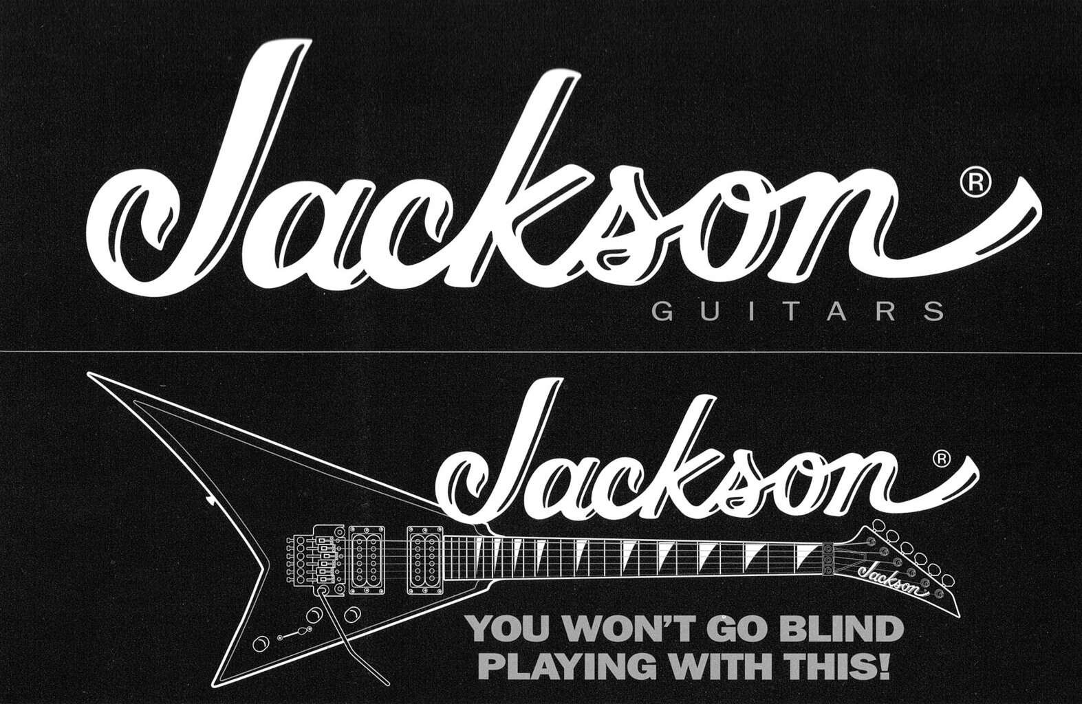 Jackson 2003 Stickers Vintage Japan Guitars
