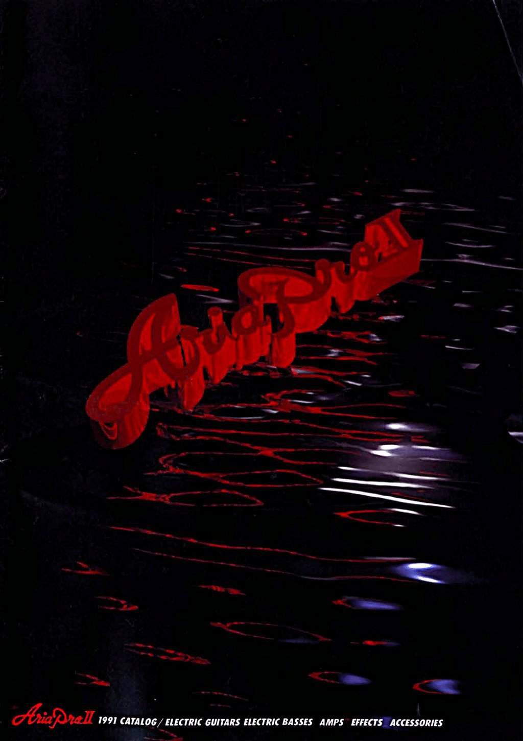 Aria Pro II 1991 Catalog - Vintage Japan Guitars