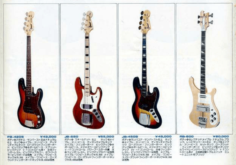 1974 Greco JB-450S - Jazz Bass - Vintage Japan Guitars