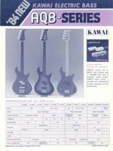 Kawai AQB 1984 Catalogue