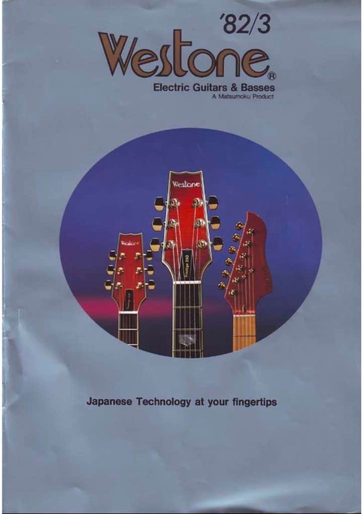 Westone 1982-1983 Catalogue | Vintage Japan Guitars