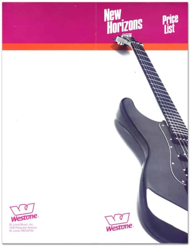 Westone 1989 US October Pricelist | Vintage Japan Guitars