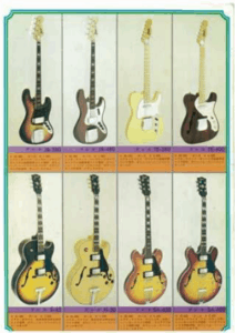 1970's Greco guitar catalog | Vintage Japan Guitars