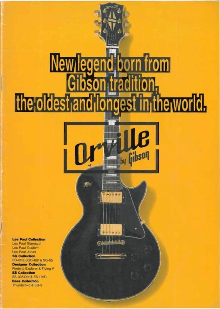 Orville by Gibson 1994 Catalogue