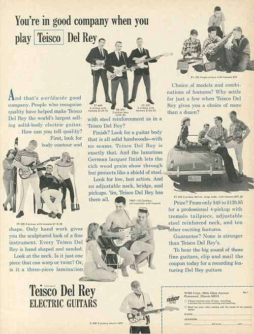 Teisco 1965 US Ad