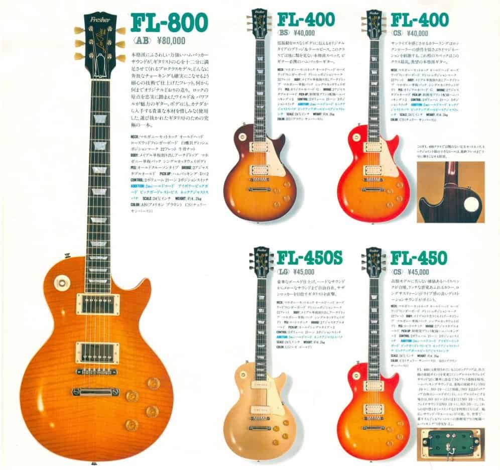 Fresher 1981 Guitar Catalogue