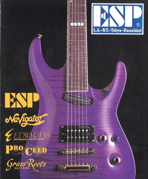 1993 ESP Japan Guitar Catalog